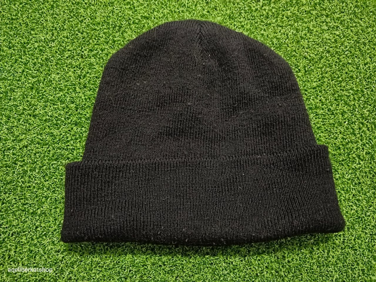 Nike VTG 90S NIKE SWOOSH Taiwan Embroidered Logo Beanie Size ONE SIZE - 3 Thumbnail