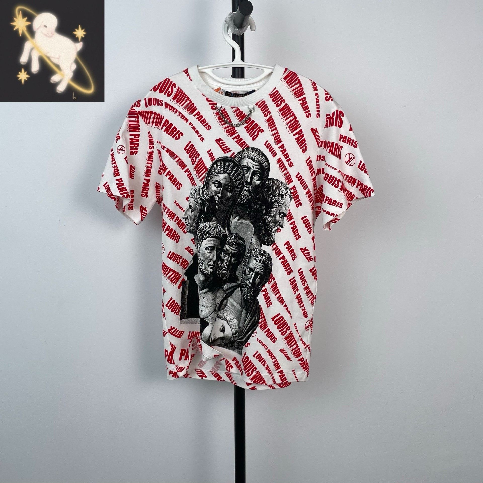 Louis Vuitton Louis Vuitton Red T-Shirt XS Men Size US XS / EU 42 / 0 - 1 Thumbnail