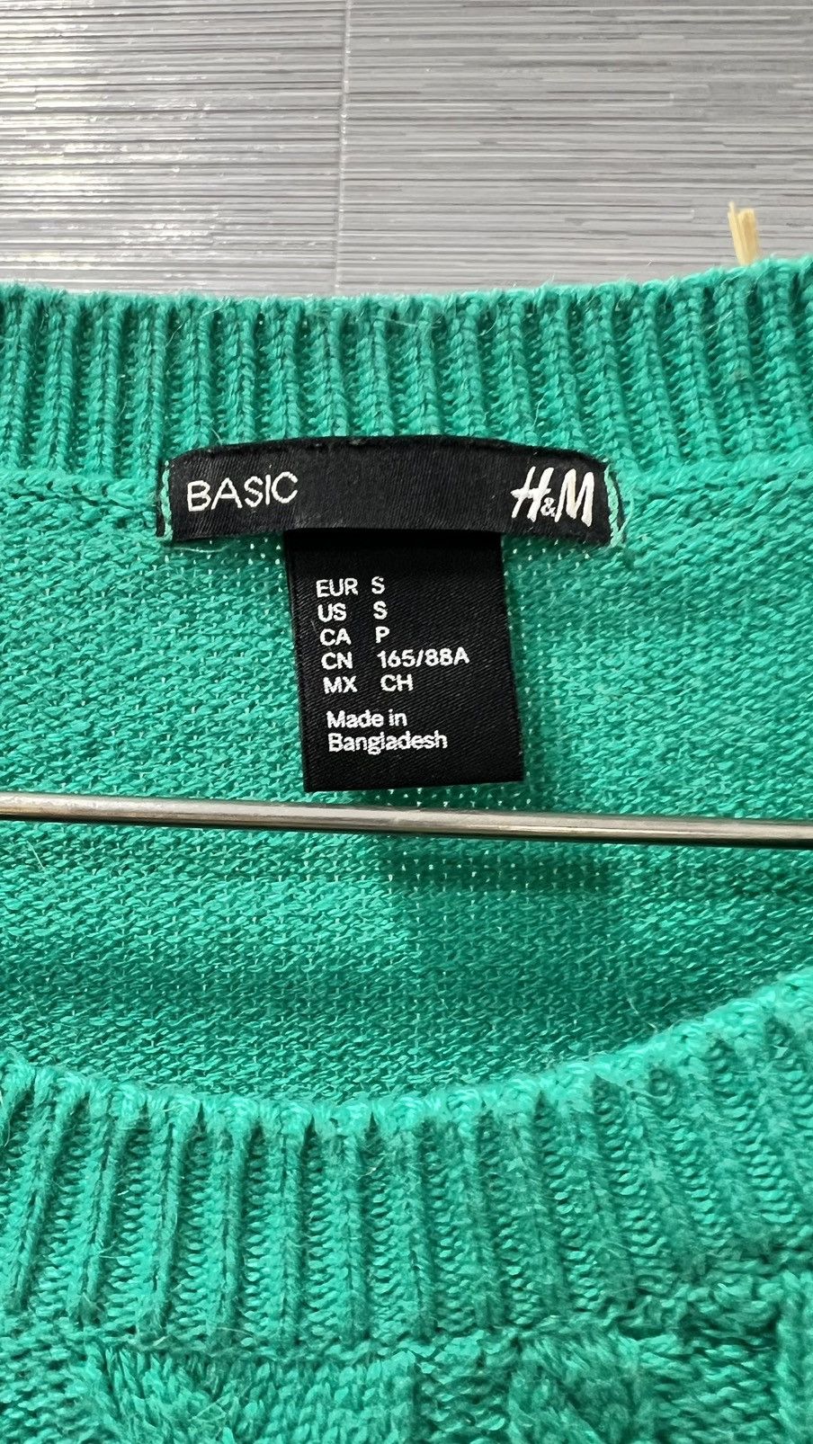 H&M Women’s H&M Basic Green Cable Knit Sweater Size S knit Size S / US 4 / IT 40 - 6 Thumbnail