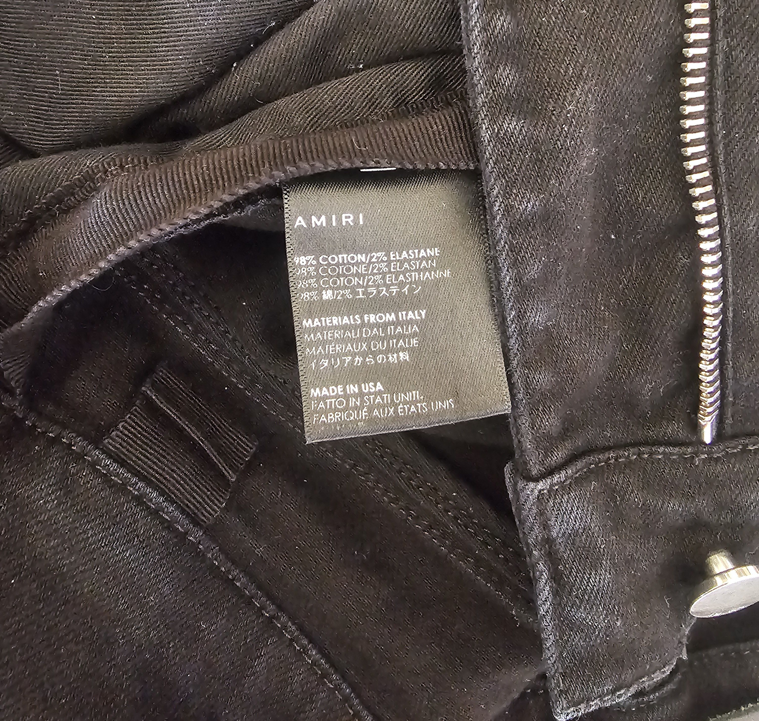 Amiri Amiri men's jeans size 32 Size US 32 / EU 48 - 6 Thumbnail
