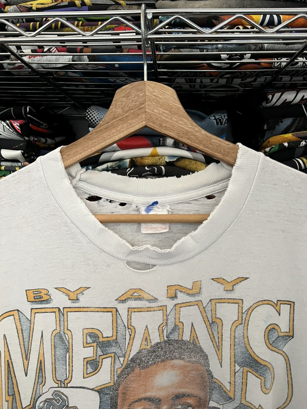NFL 1994 Natrone Means Team San Diego Chargers Caricature Tee Size US L / EU 52-54 / 3 - 4 Thumbnail