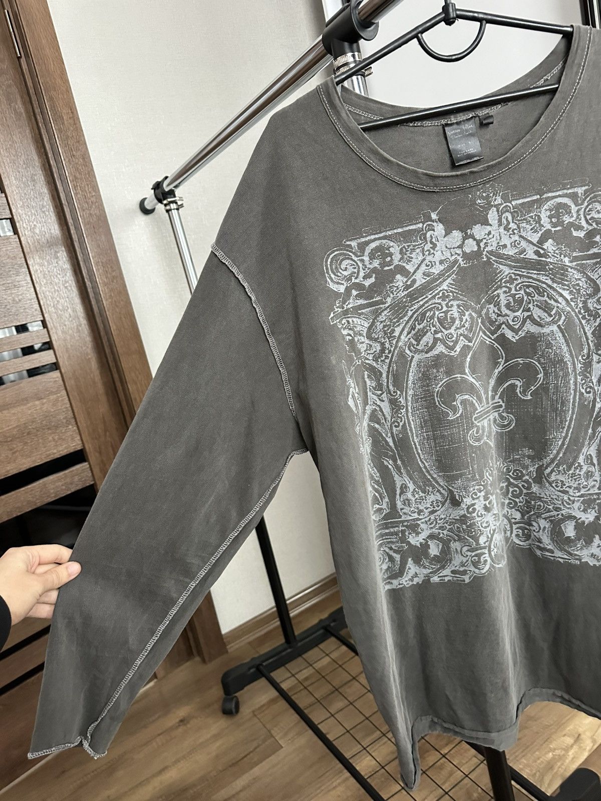 Number (N)ine Number (N)Ine Vintage Long Sleeve T-Shirt Japanese Size US XL / EU 56 / 4 - 7 Thumbnail