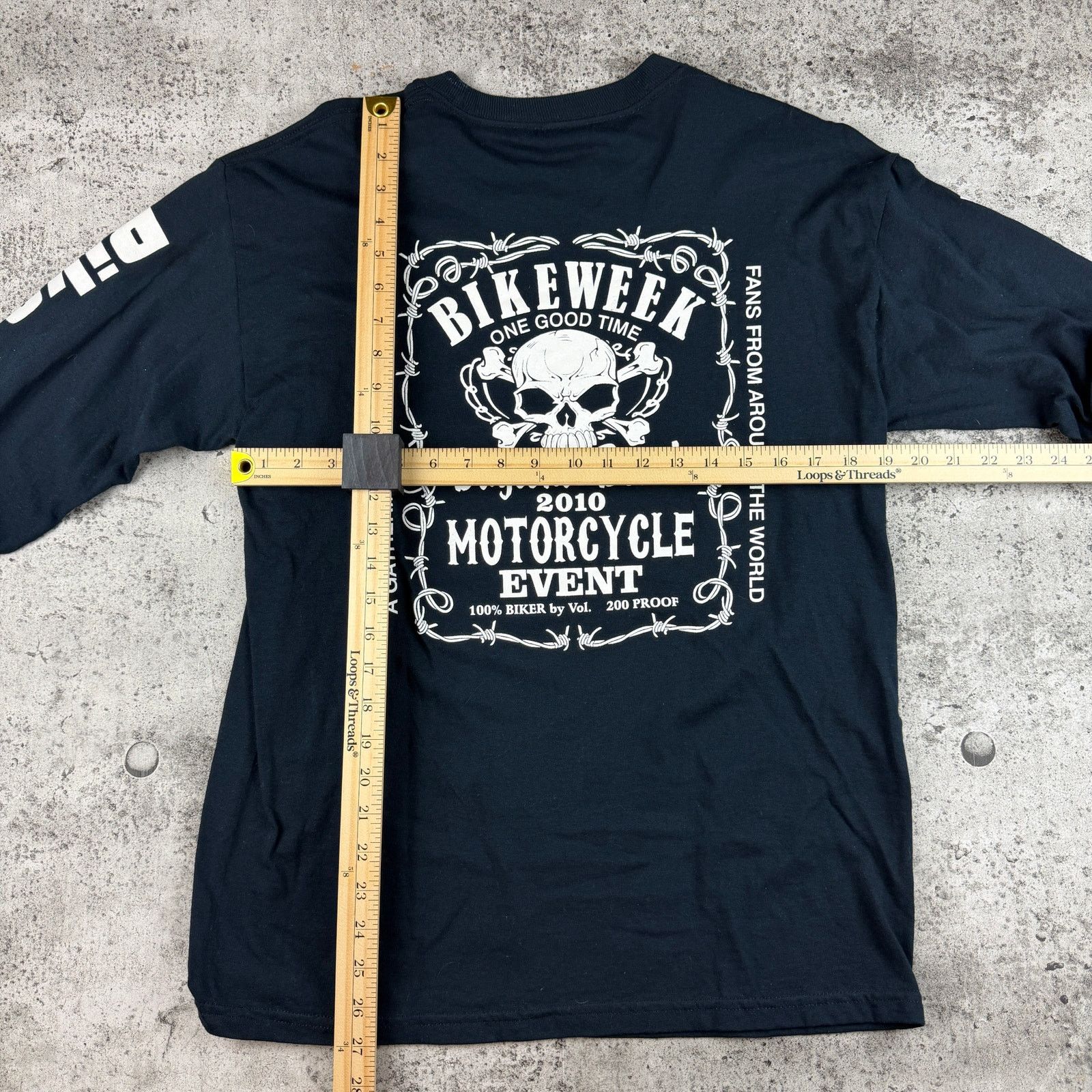 Gildan Dayton Bike Week 2010 Skulls Jack Daniels Print Size Medium Size US M / EU 48-50 / 2 - 6 Thumbnail