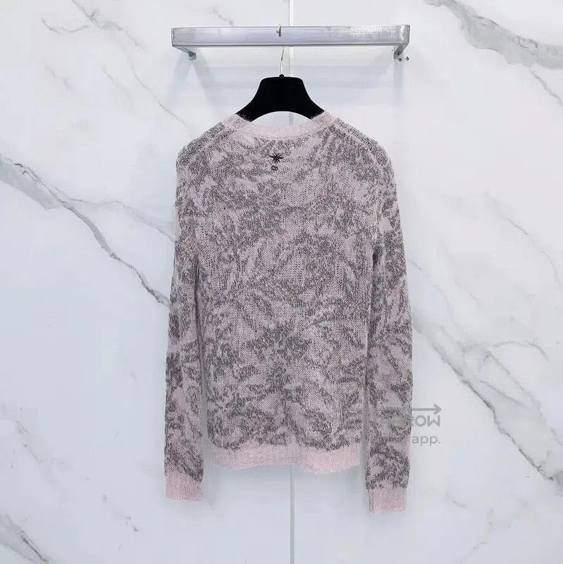 Dior Dior Pink Cashmere Blend Long Sleeve Sweater . Size S / US 4 / IT 40 - 2 Thumbnail