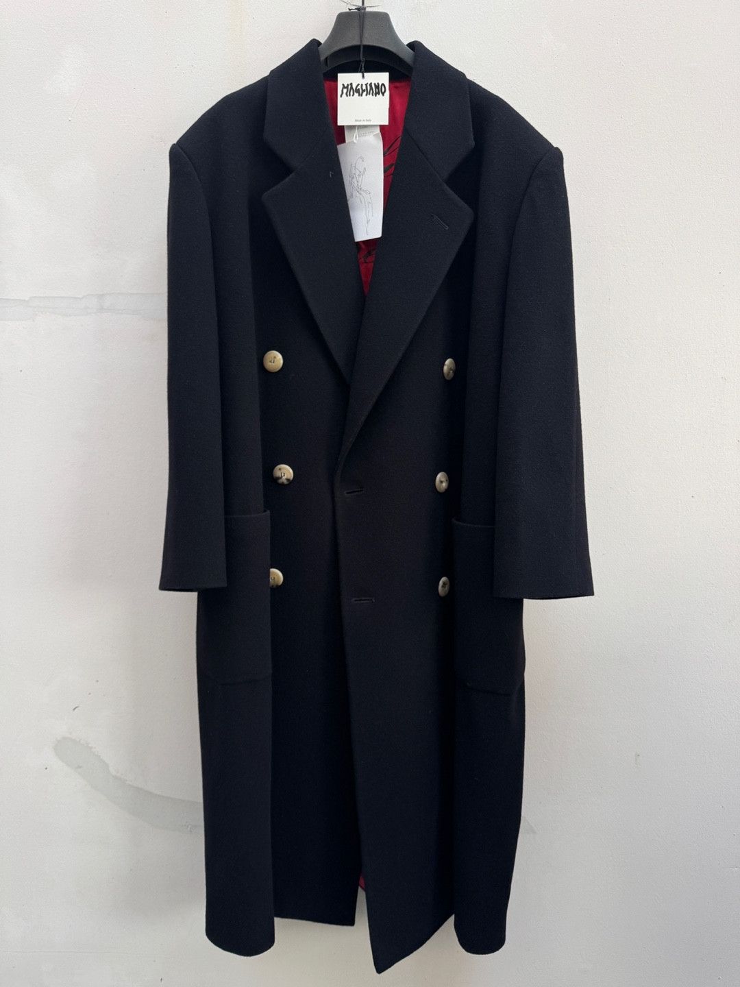 Magliano Magliano AW21 Forever Double Breasted Oversized Coat Black Size US S / EU 44-46 / 1 - 10 Thumbnail