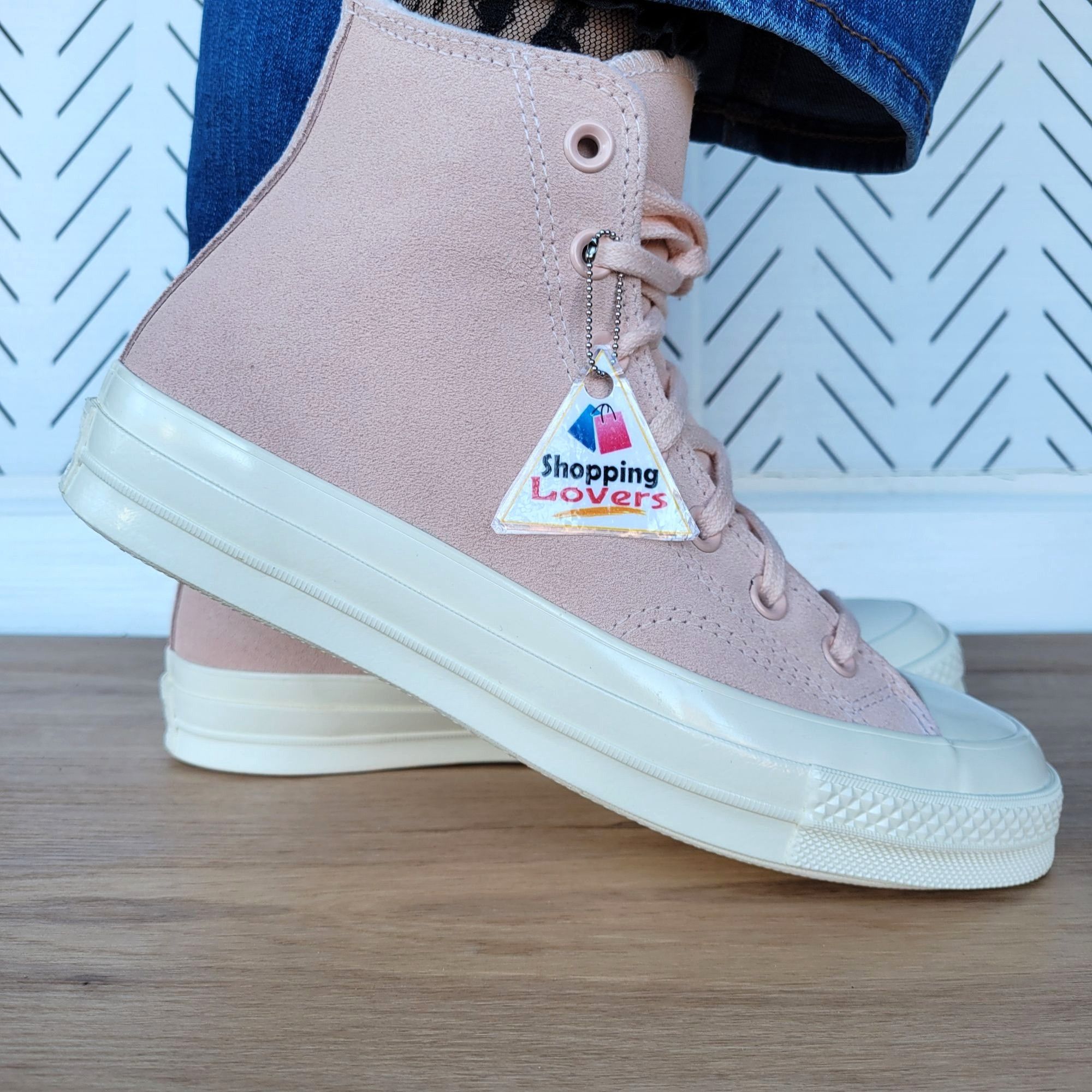 Converse ❤️Converse Chuck 70 Hi Suede Pink 9 Women's Shoes Fleece Lin Size US 9 / IT 39 - 4 Thumbnail