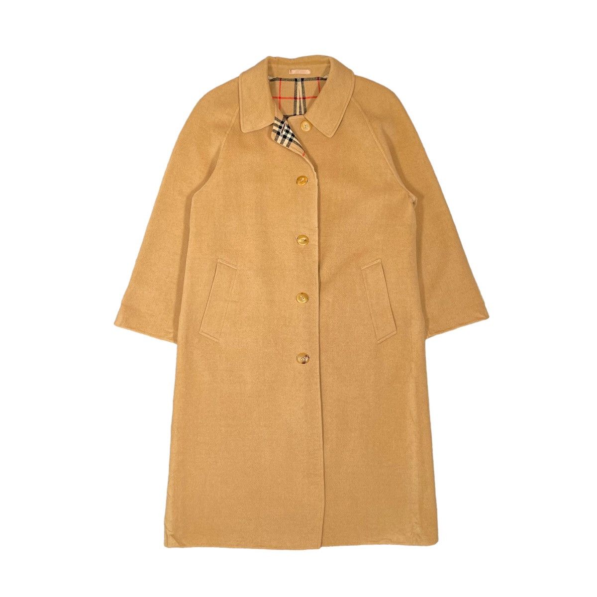 Burberry Burberry Nova Check Wool Luxury Coat Size US L / EU 52-54 / 3 - 2 Thumbnail