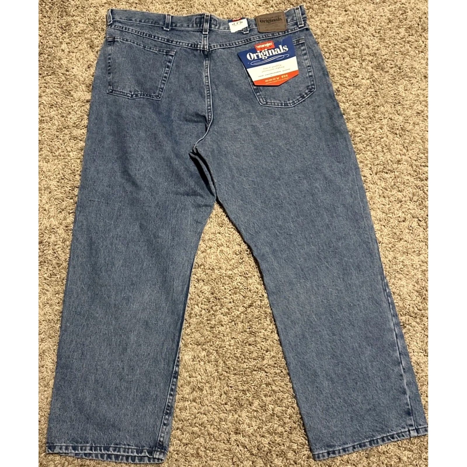 Wrangler NEW Wrangler Hero Originals Easy Fit Jeans - Size 40 X 30 NWT Regular Blue Denim 5-Pocket Mens Jeans Size US 40 / EU 56 - 3 Thumbnail