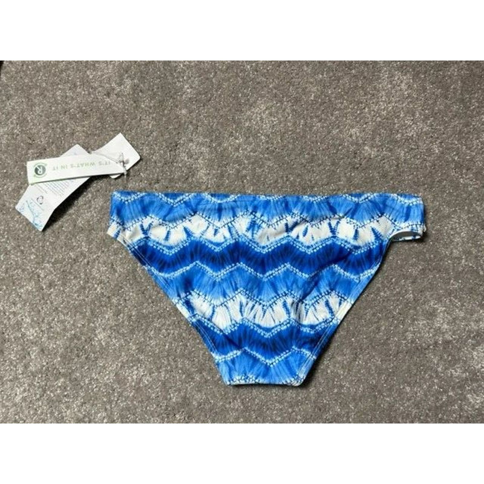 Other Eco Swim by Aqua Green Bikini Swim Bottom Womens 12 Zig Zag Size XL / US 12-14 / IT 48-50 - 2 Thumbnail