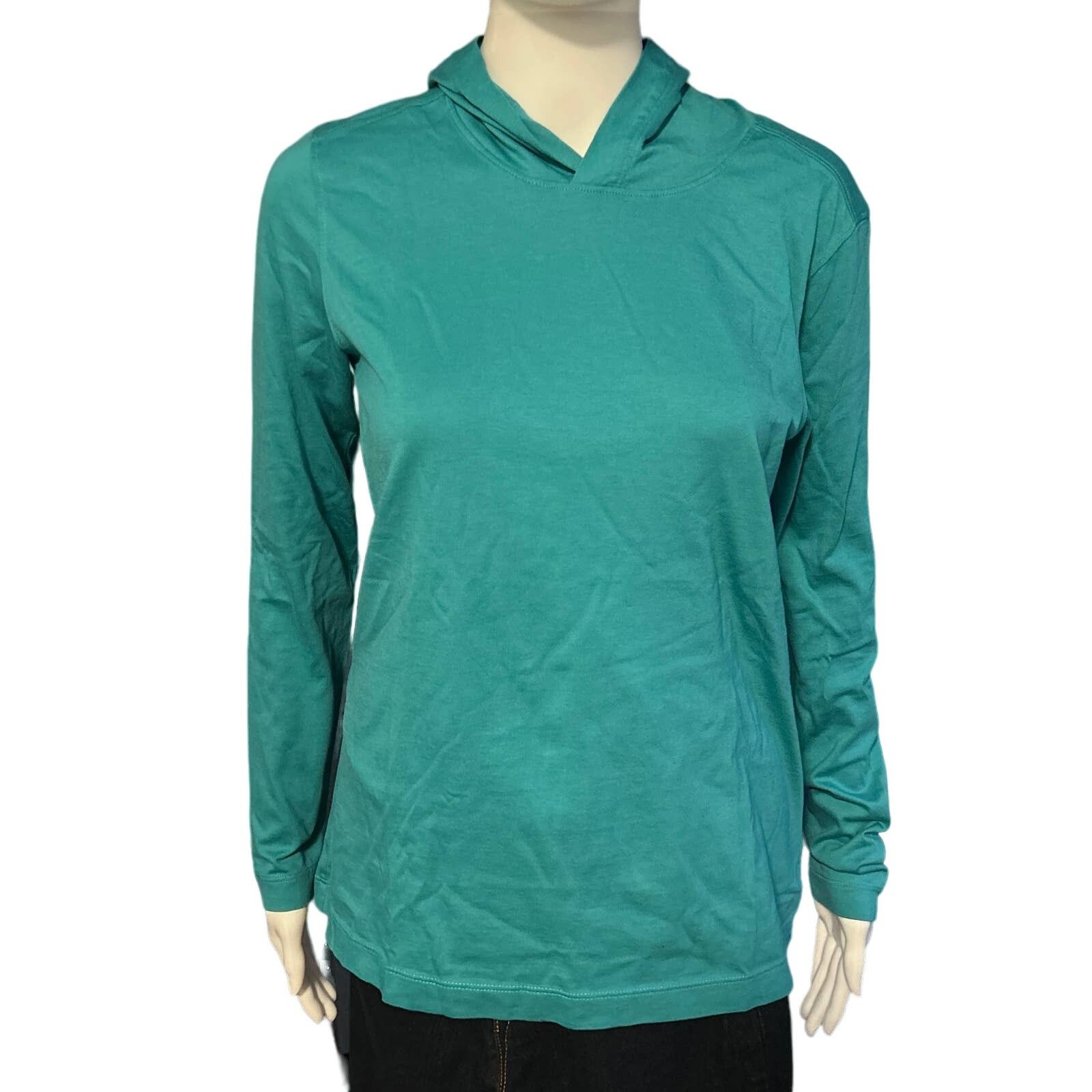 Lands' End Lands End Womens Green Hoodie XS 2 - 4 Size XS / US 0-2 / IT 36-38 - 1 Thumbnail