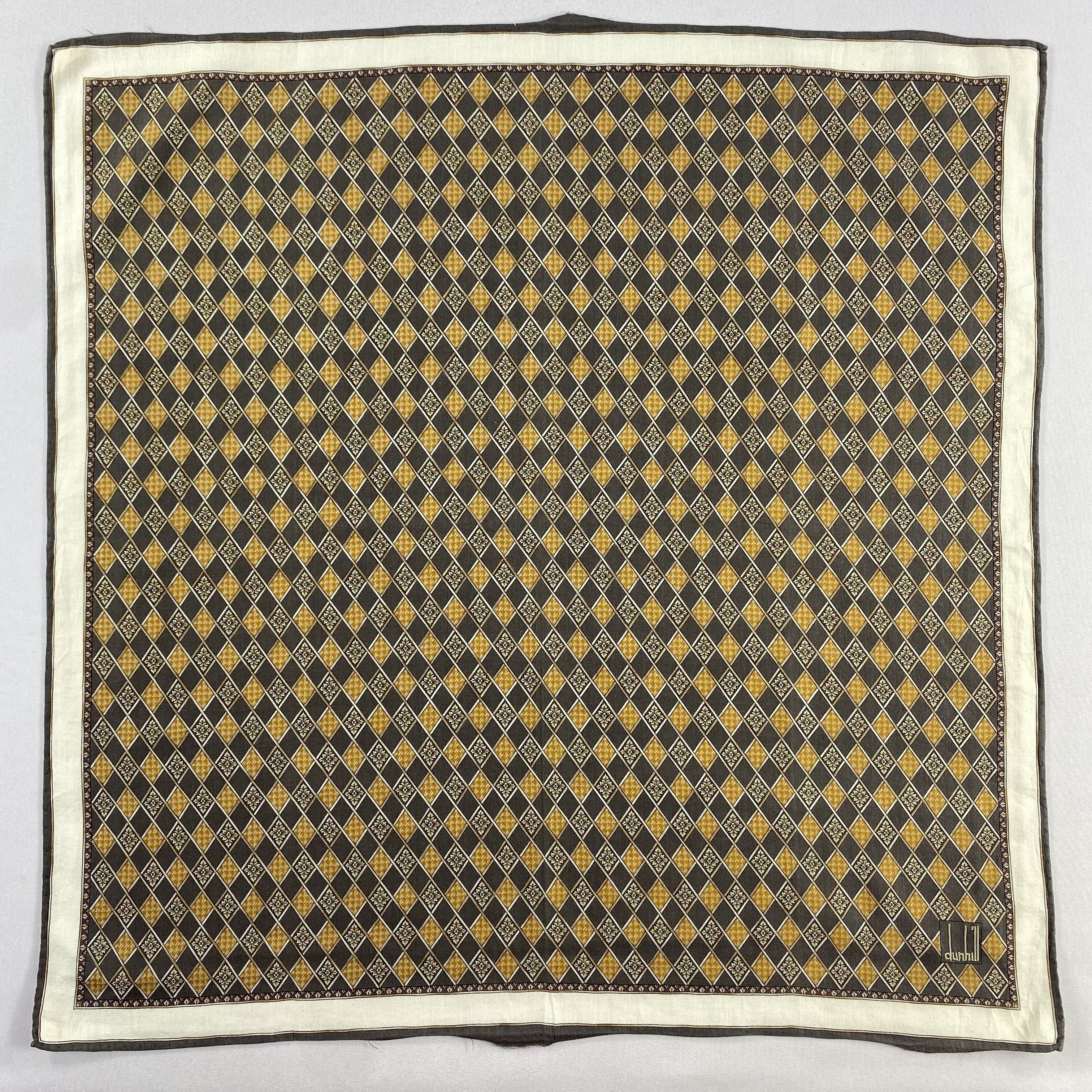 Alfred Dunhill × Vintage Alfred Dunhill Handkerchief / Neckerchief / Bandana-P731 Size ONE SIZE - 1 Thumbnail
