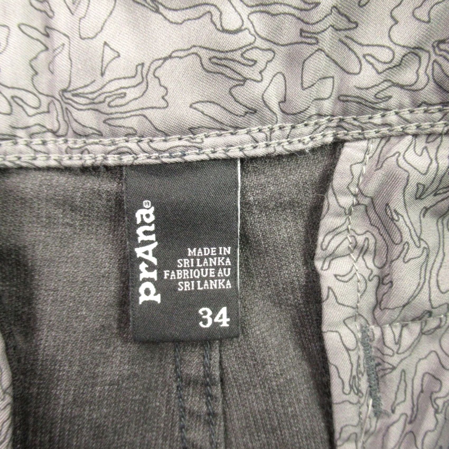 Prana Prana Shorts Mens 34 Pocket Button Lightweight Outdoors Chino Gray Size US 34 / EU 50 - 3 Thumbnail