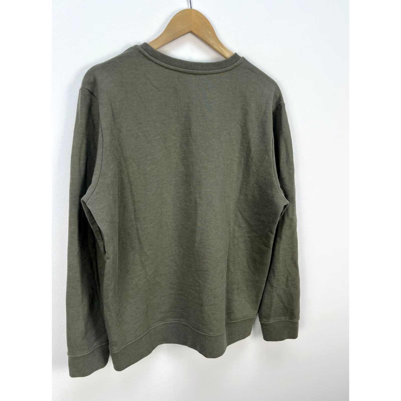 Polo Ralph Lauren A.P.C. Sweatshirt Olive Khaki Cotton Pullover XL Men's Retro Vintage Crew Neck Size US XL / EU 56 / 4 - 5 Thumbnail