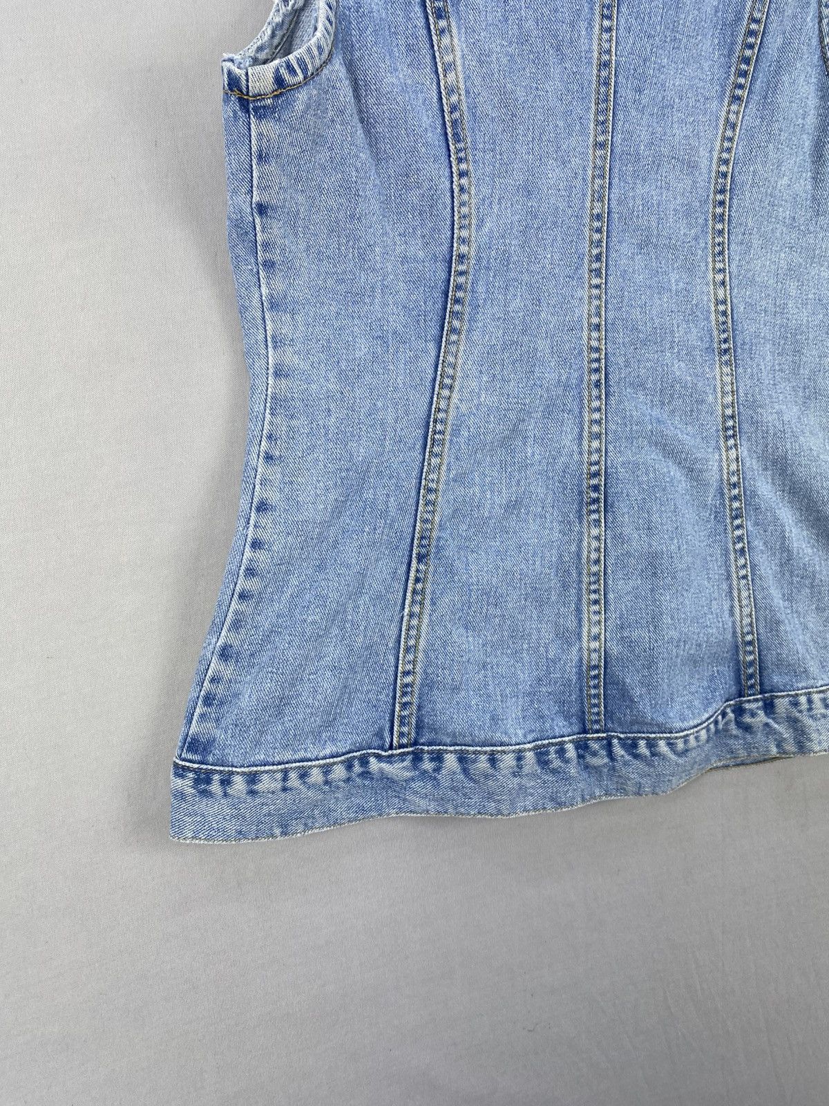 Vintage Vintage 80’s Denim Jacket sleeveless By Contempo Casual Size XS / US 0-2 / IT 36-38 - 6 Thumbnail