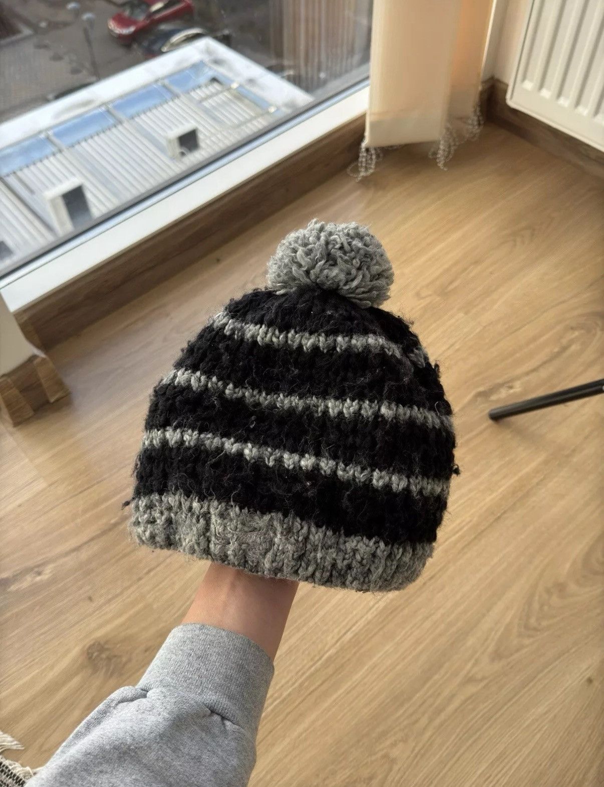 Arcteryx winter hat Vintage wool knited pom-pom beanie hat