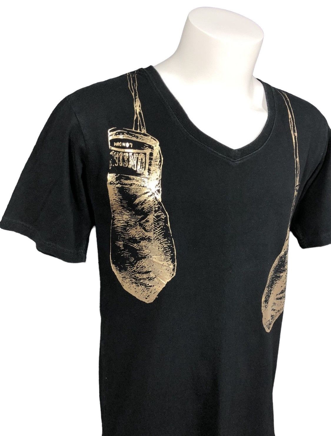 Alexander McQueen × Lonsdale × Merc Lonsdale Gold Boxing Glove Hang Shirt Size US L / EU 52-54 / 3 - 3 Thumbnail