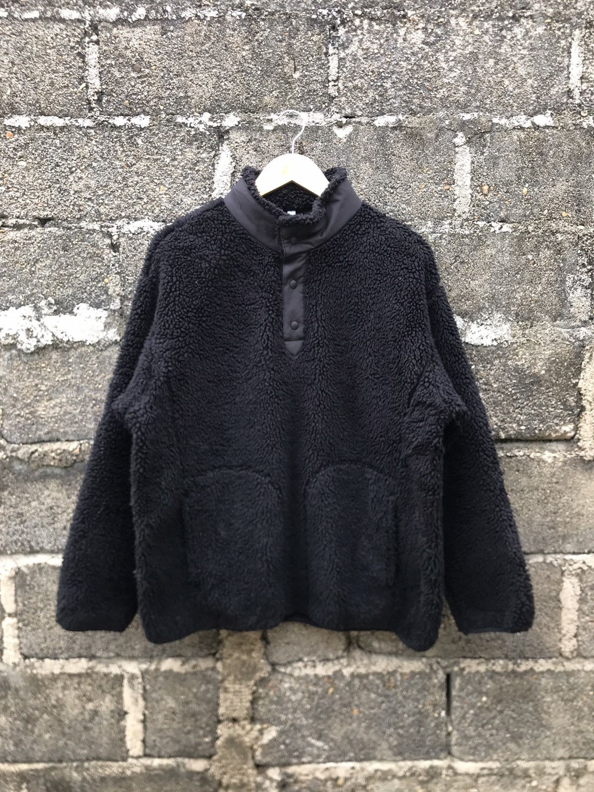 Japanese Brand × Uniqlo × White Mountaineering 🌟White Mountaineering Fleece Half Button Pullover Size US L / EU 52-54 / 3 - 1 Thumbnail