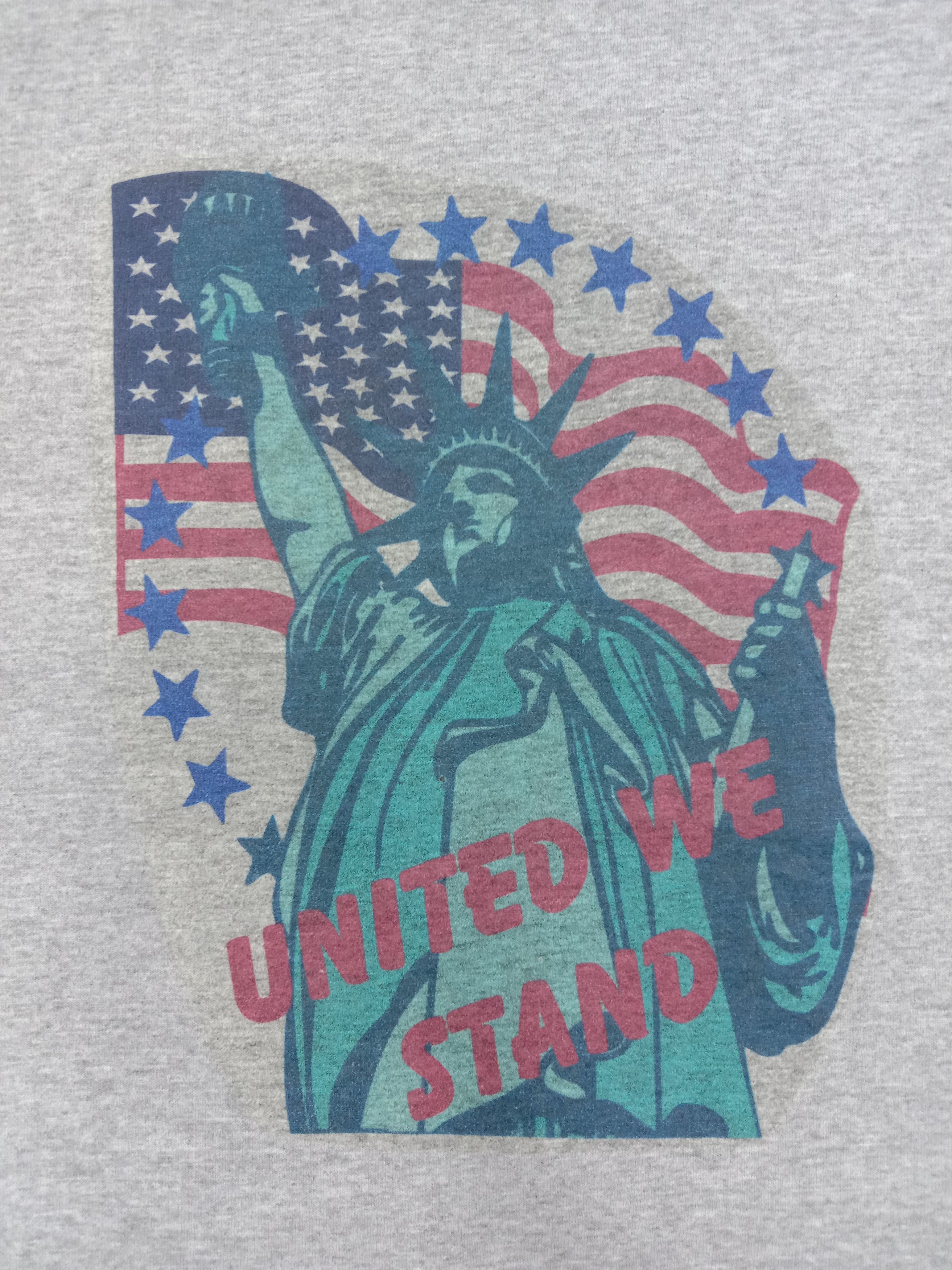 Vintage Vintage 90s Fashion Gear United We Stand T Shirt Size US XL / EU 56 / 4 - 2 Thumbnail