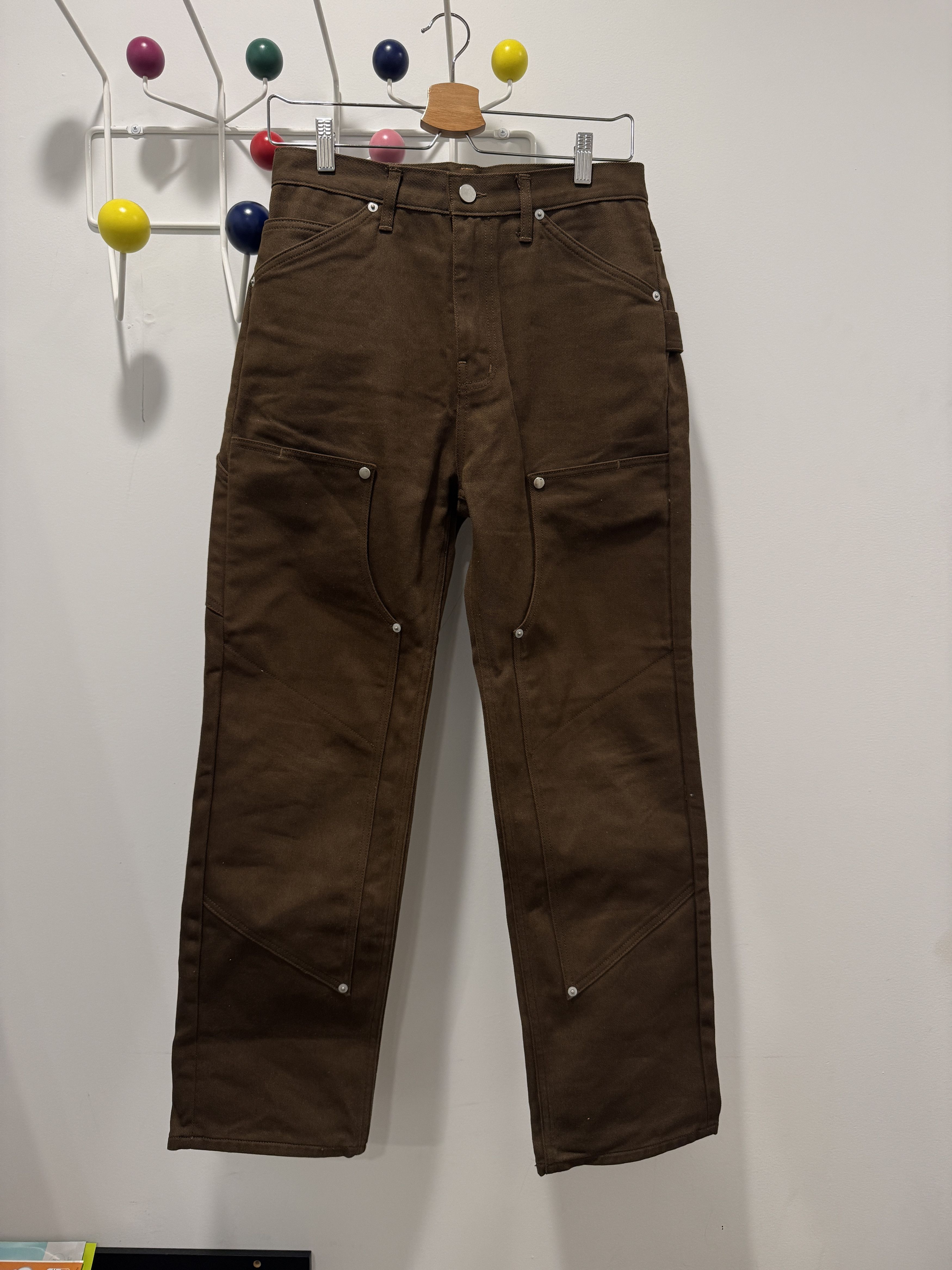 Vintage Brown Double Knee Pants Size US 29 - 1 Thumbnail