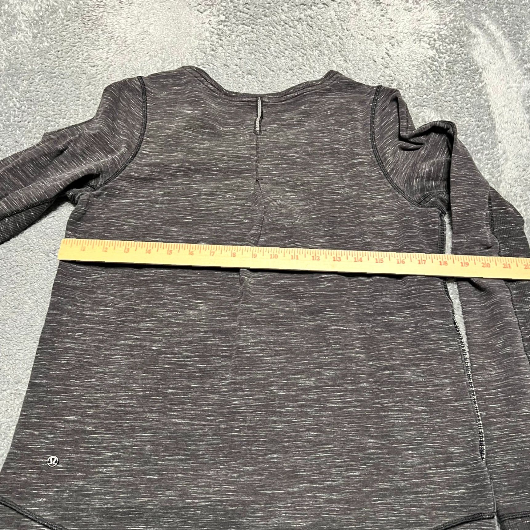 Lululemon Lululemon Shirt Womens Regular 8 Gray Heathered Exhalation Sweatshirt Pullover Women Size 8 Gray Heathered Exhalation Sweatshirt Size M / US 6-8 / IT 42-44 - 5 Thumbnail