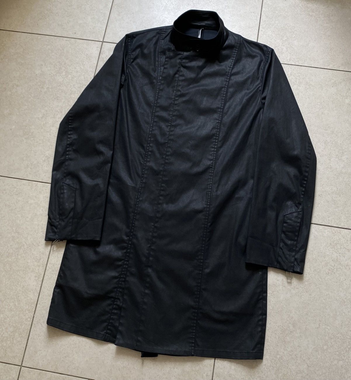 Dior DIOR HOMME Black Hooded Wool Duffle Coat | Grailed