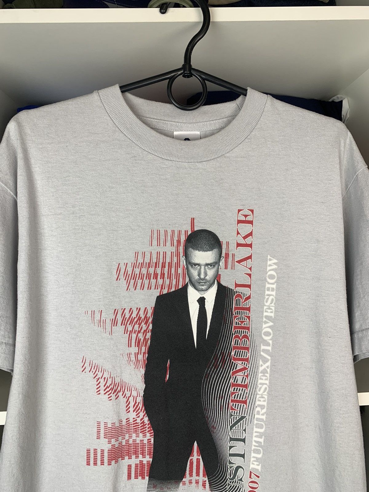 Band Tees 2007 Justin Timberlake Future Sex Love Show T-shirt Size US M / EU 48-50 / 2 - 3 Thumbnail