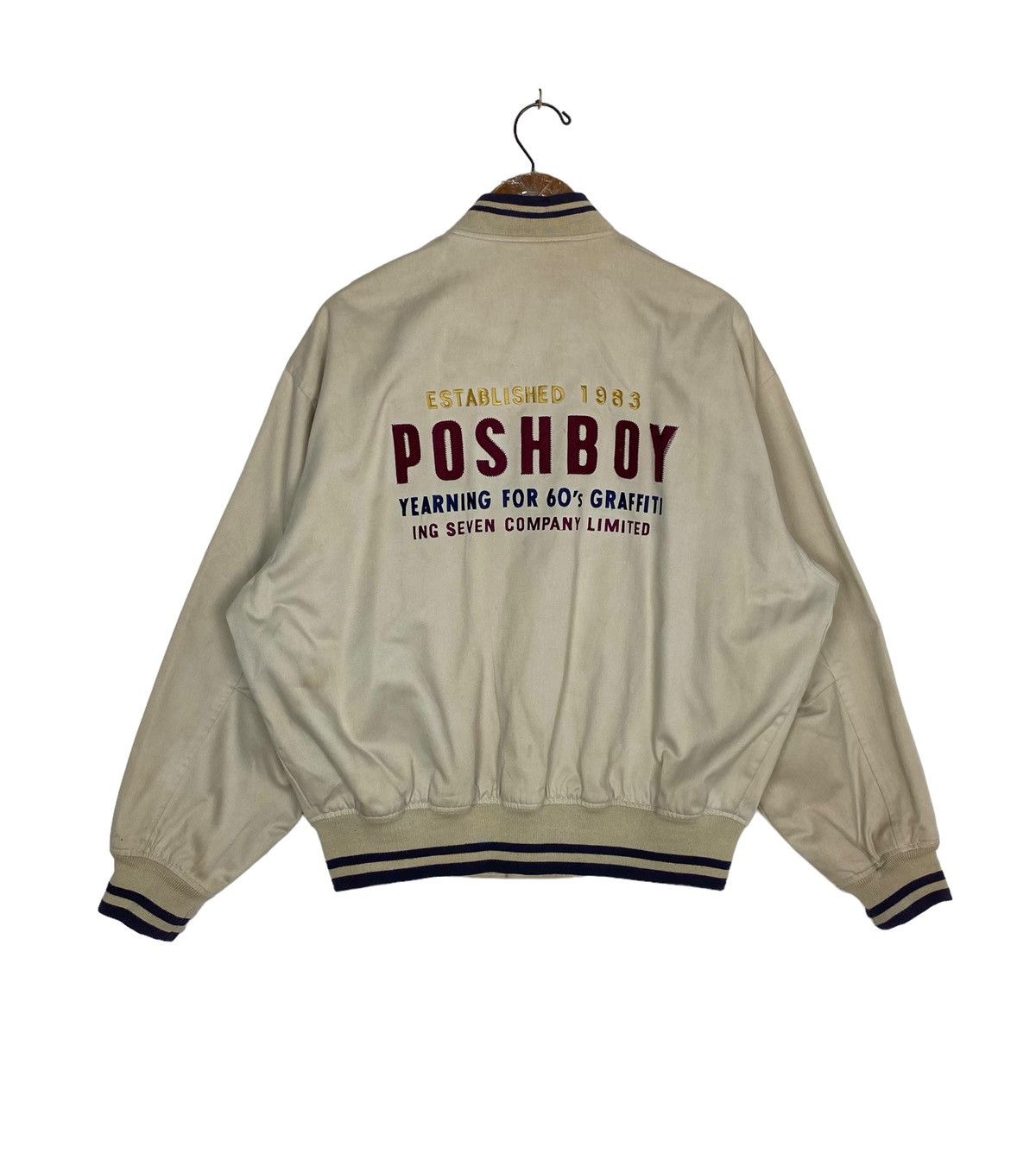 Japanese Brand Rare ‼️ Vintage Poshboy Snap Button Jacket Size US M / EU 48-50 / 2 - 1 Thumbnail