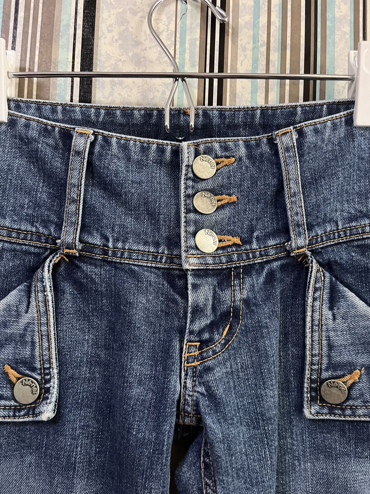 Ne-Net 00s ISSEY MIYAKE flap pockets #F3 Size 28" / US 6 / IT 42 - 4 Thumbnail