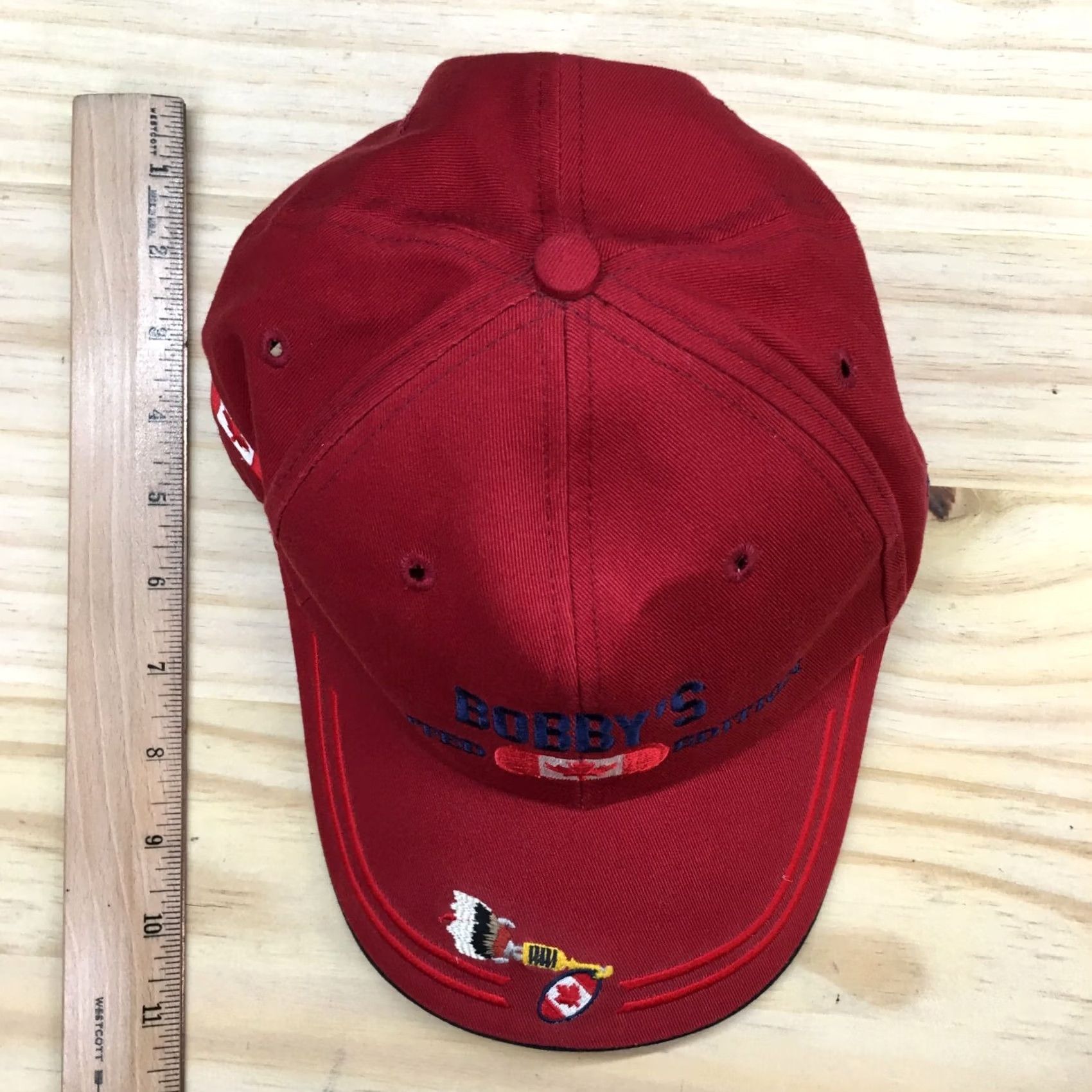 Vintage Texace Baseball Cap Hat Mens One Size Red Adjustable Size ONE SIZE - 3 Thumbnail