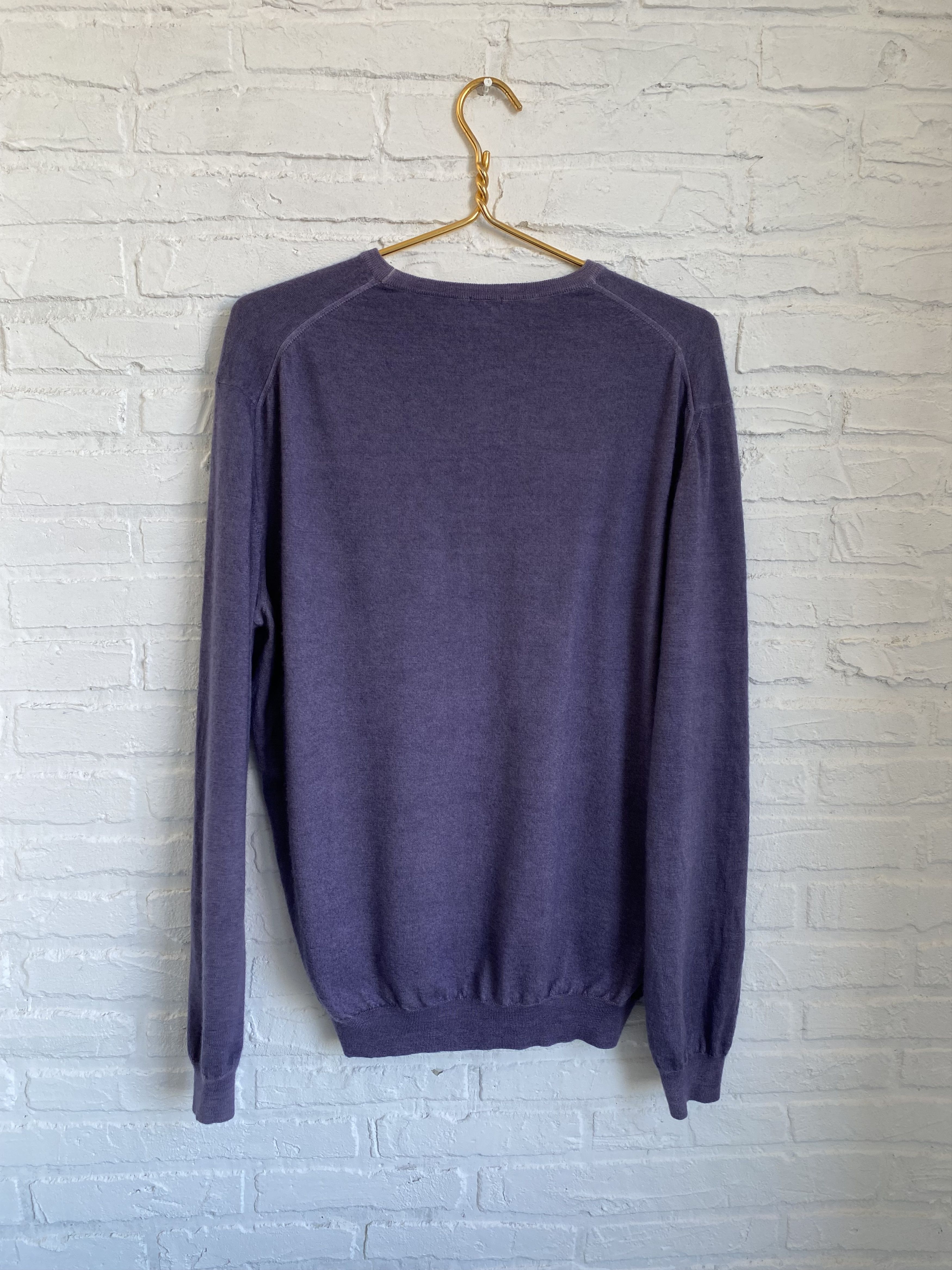 Malo Malo cashmere violet sweater Size US XL / EU 56 / 4 - 7 Thumbnail