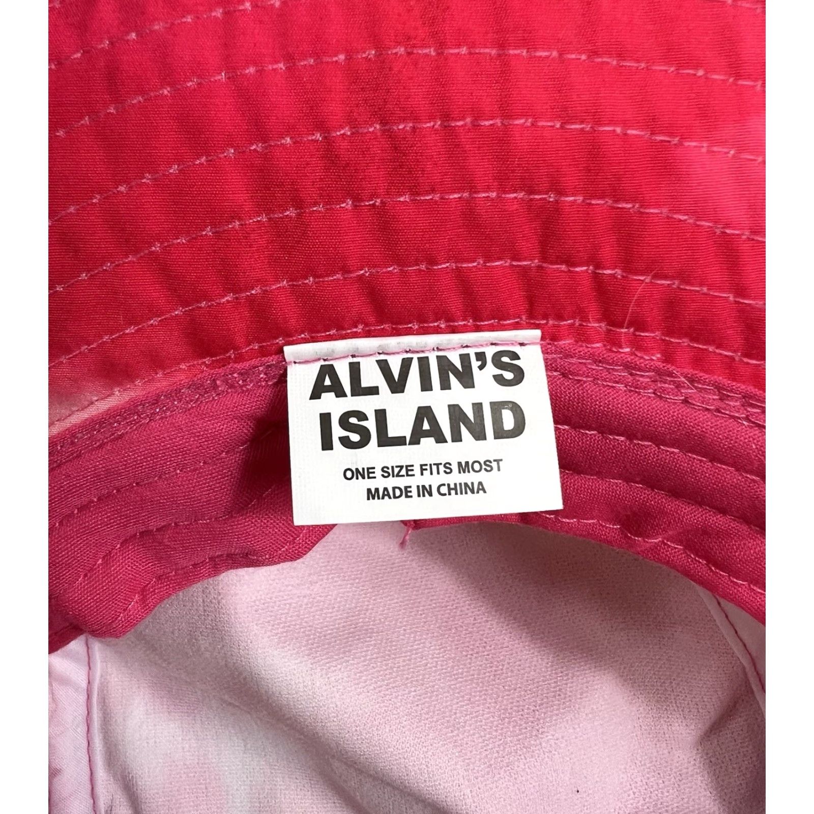 Vintage Alvin’s Island Bucket Hat Tie Dye Red Orange Beach Alabama One Size Men Beach Size ONE SIZE - 5 Thumbnail