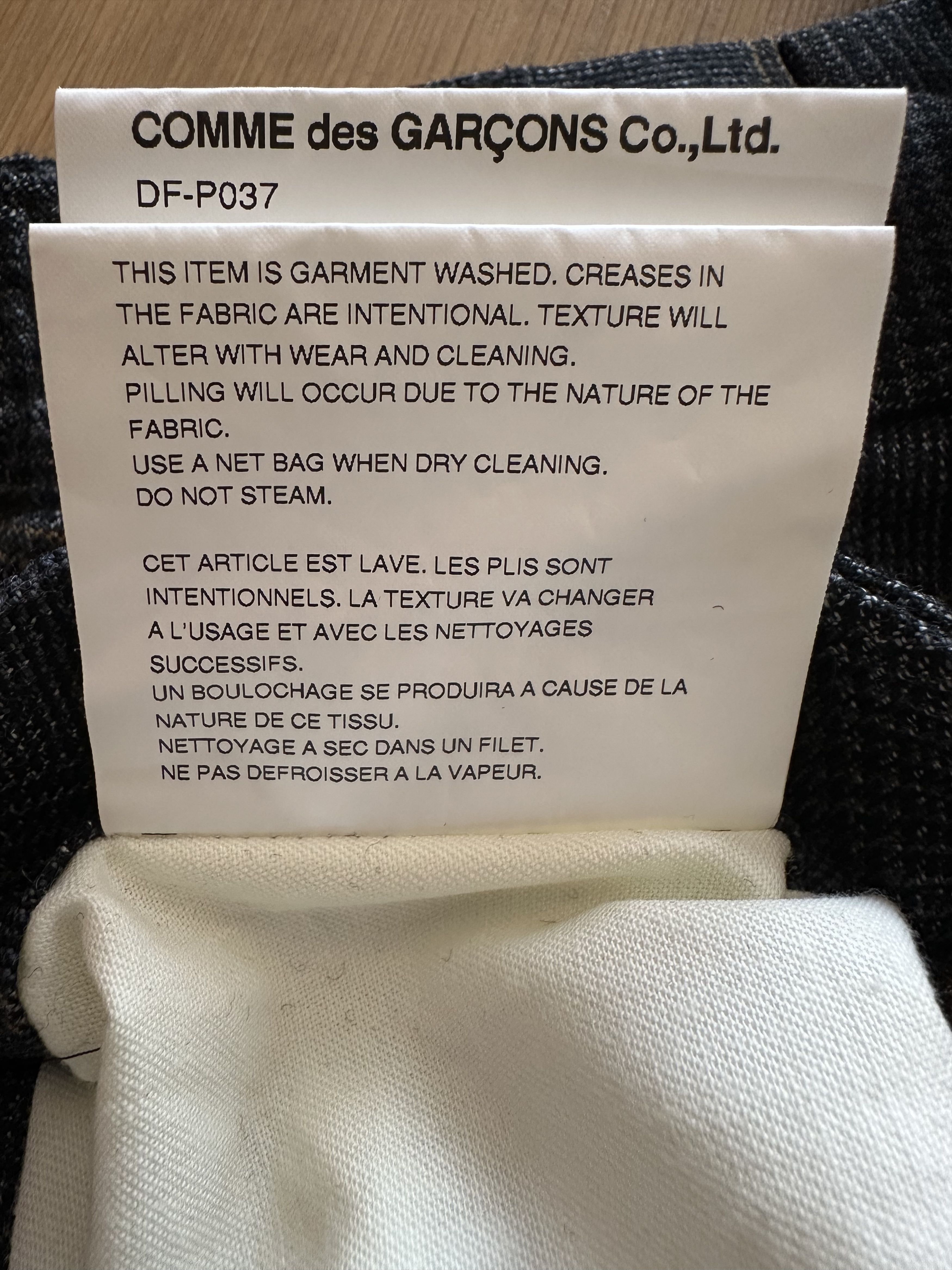 Comme des Garcons Homme Deux Comme des Garcons Homme Deux Glen Check Wool Pants Size US 33 - 10 Thumbnail
