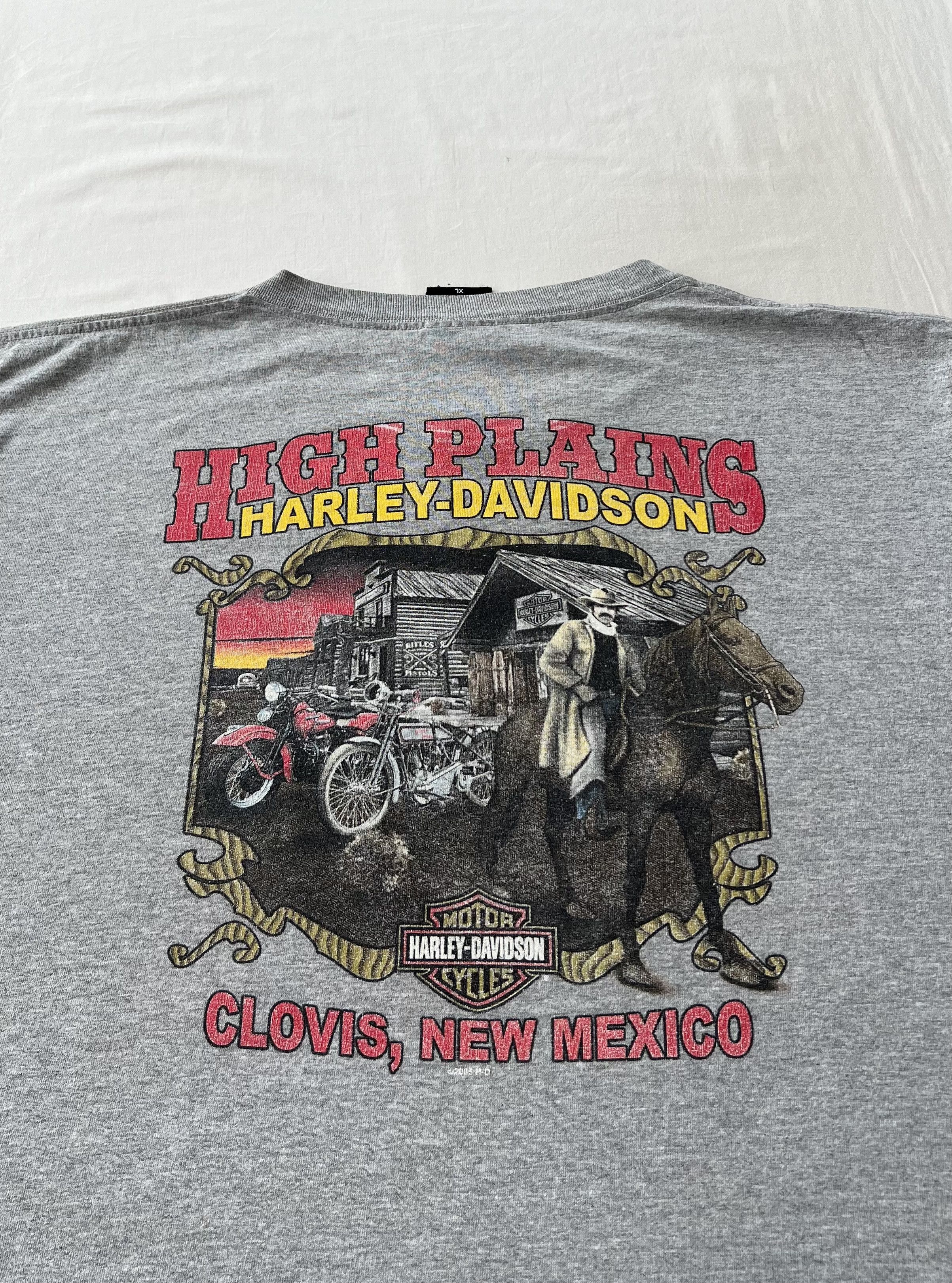 Harley Davidson Vintage 2005 Harley Davidson Motorcycle New Mexico T-shirt Size US XL / EU 56 / 4 - 16 Thumbnail