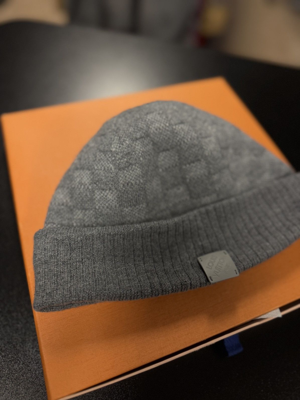 Louis Vuitton Louis Vuitton Grey Beanie Box + Reciept Size ONE SIZE - 3 Thumbnail
