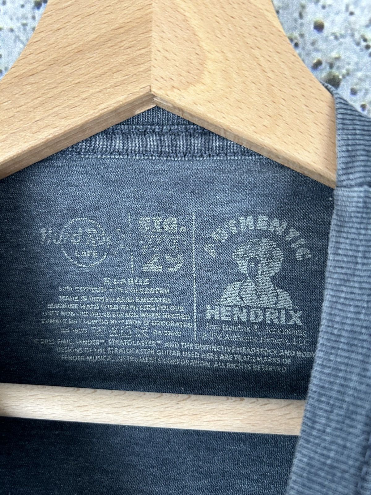 Hard Rock Cafe Vintage Hard Rock Cafe Jimi Hendrix Las Vegas 90s 00s Size US XL / EU 56 / 4 - 5 Thumbnail