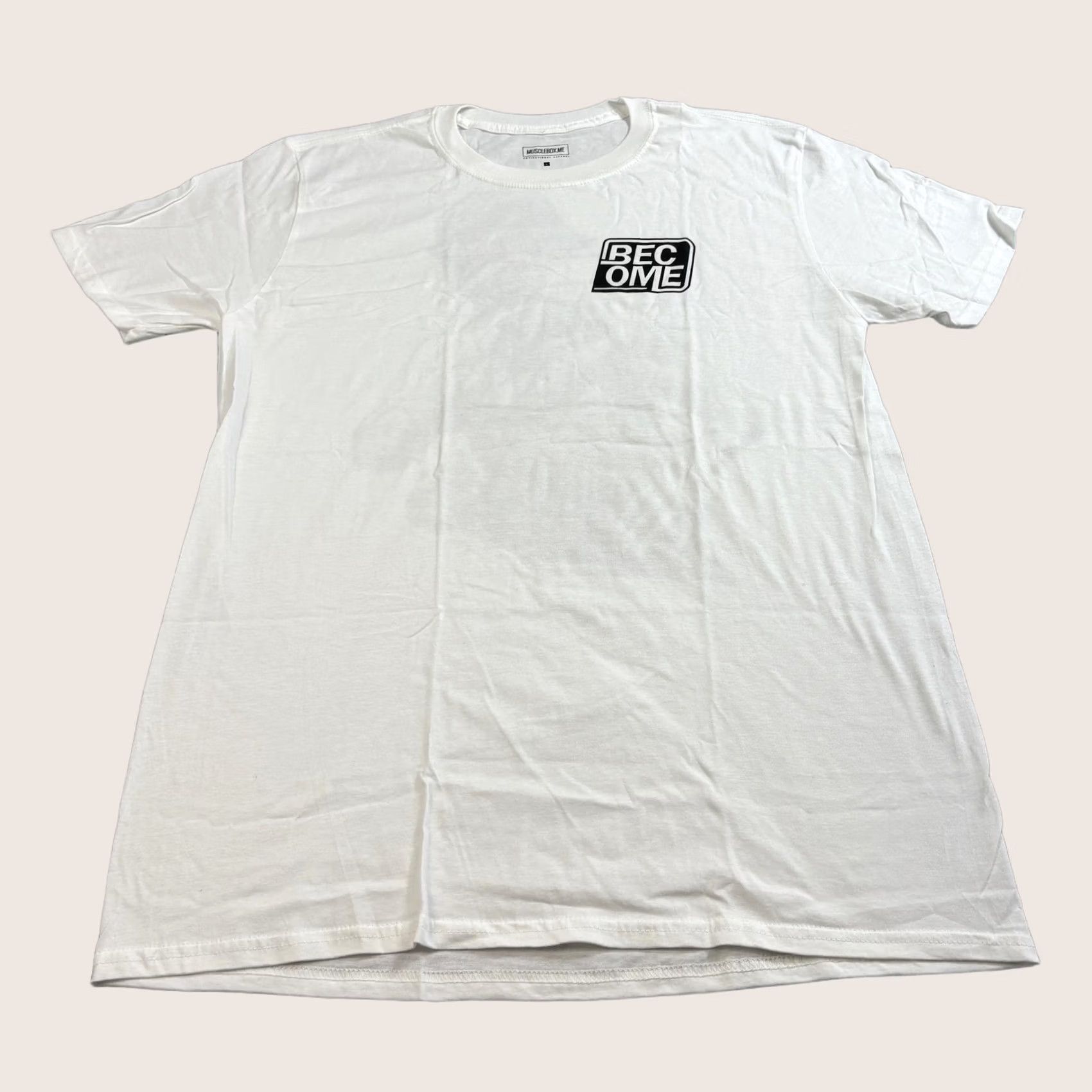 Vintage MuscleBox - Mens Large White Tee - Bruce Lee Motivational Graphic Shirt Size US L / EU 52-54 / 3 - 1 Thumbnail