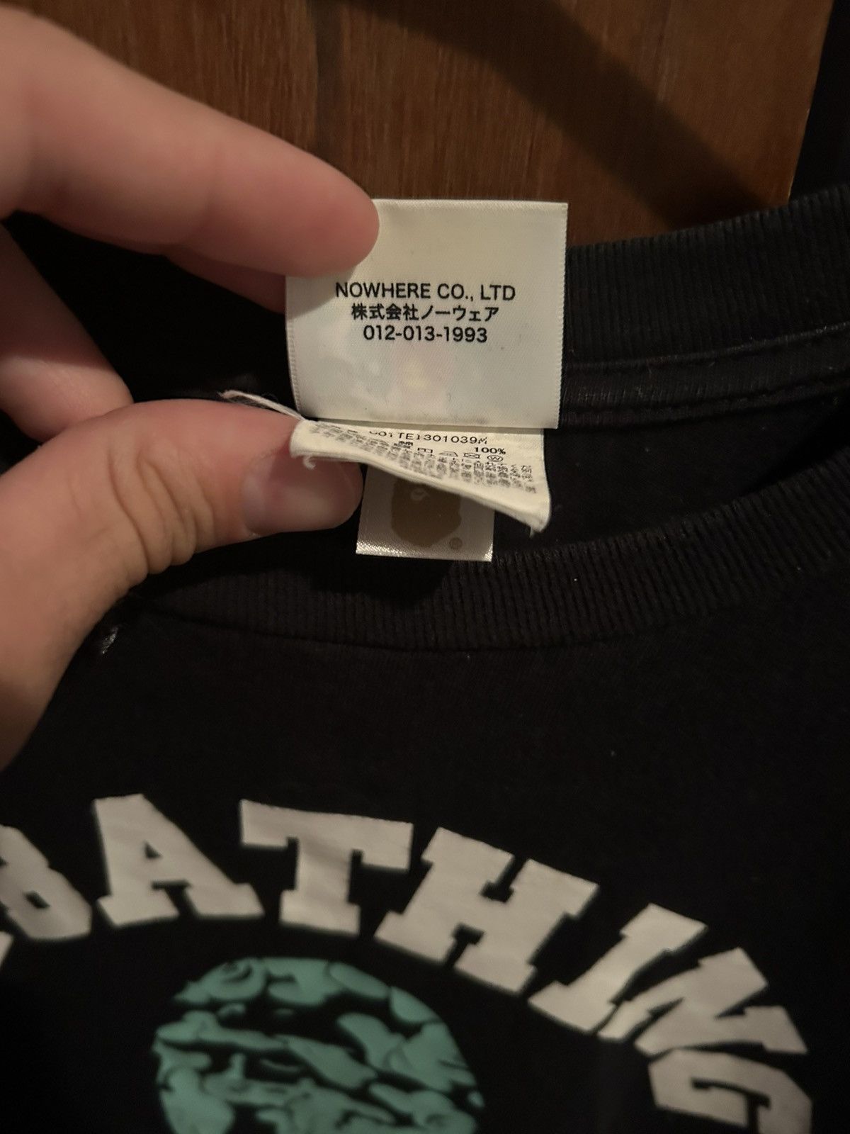 Bape Bape T-shirt (glows in the dark) Size US M / EU 48-50 / 2 - 5 Thumbnail