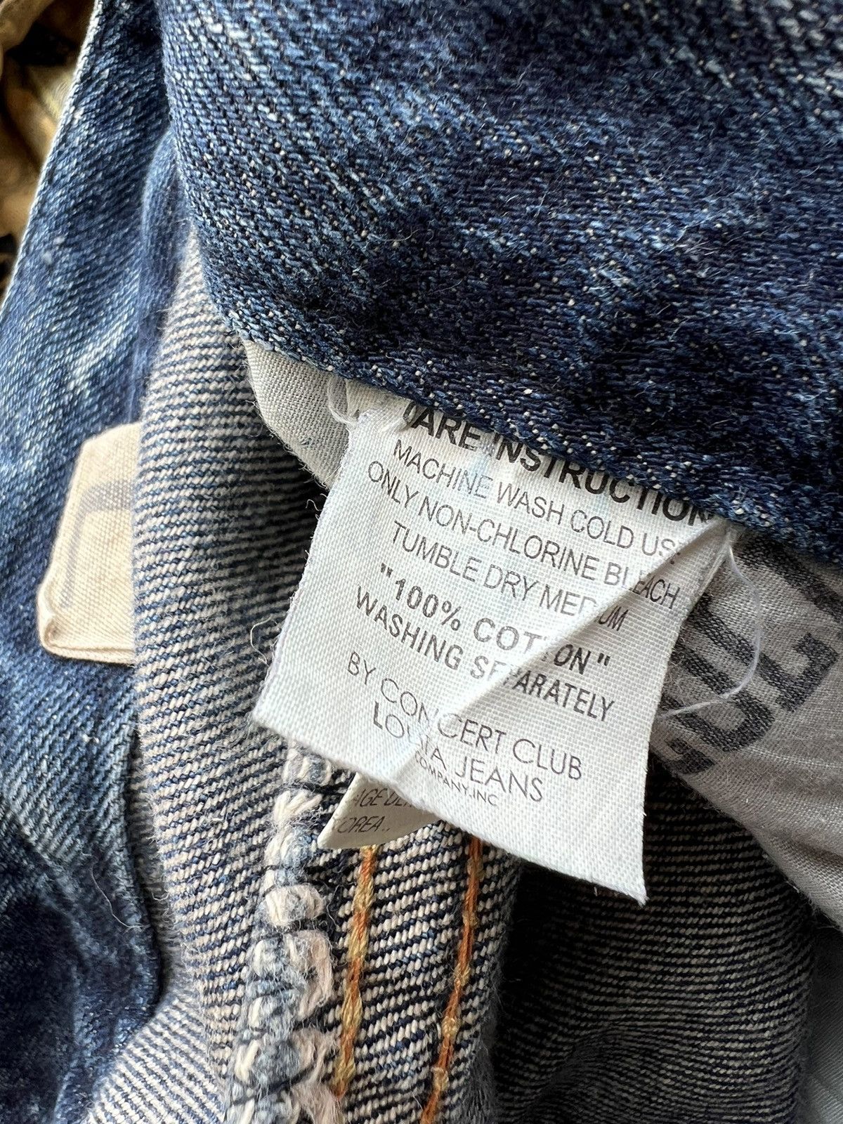 Japanese Brand RARE! Yoshitomo Nara Lolita Vintage Denim Jeans Size US 32 / EU 48 - 21 Thumbnail