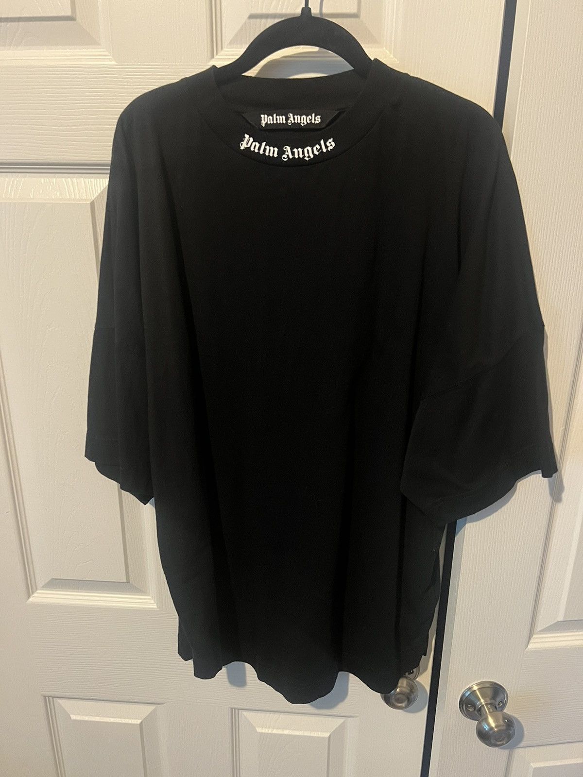 Palm Angels Palm Angels Black Oversized T-Shirt Size US L / EU 52-54 / 3 - 1 Thumbnail