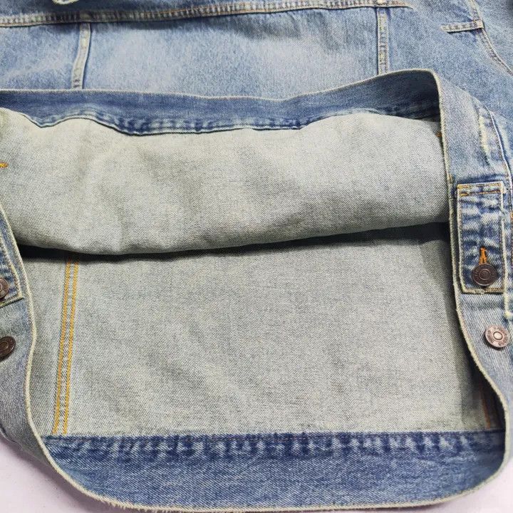 Balenciaga Balenciaga Denim Long Sleeve Hooded Jacket 0079-2507 Size US M / EU 48-50 / 2 - 8 Thumbnail