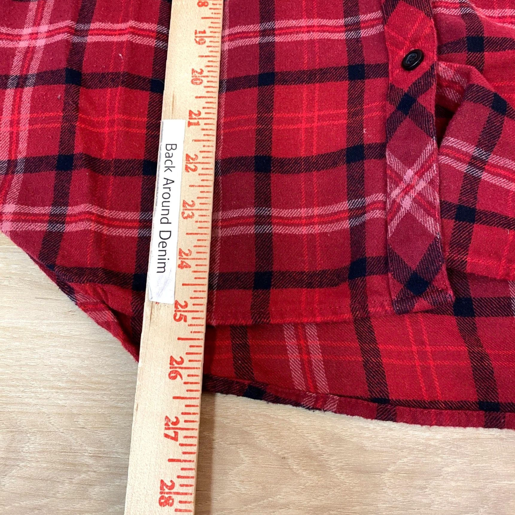 Eddie Bauer Eddie Bauer Women's Red Black Plaid Flannel Shirt Long Sleeve Button-Up L Womens Size L / US 10 / IT 46 - 6 Thumbnail