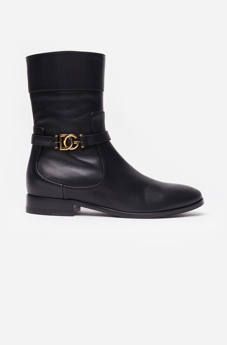 Dolce & Gabbana o1y0825 Ankle Boots in Black Size US 5.5 / IT 35.5 - 1 Thumbnail