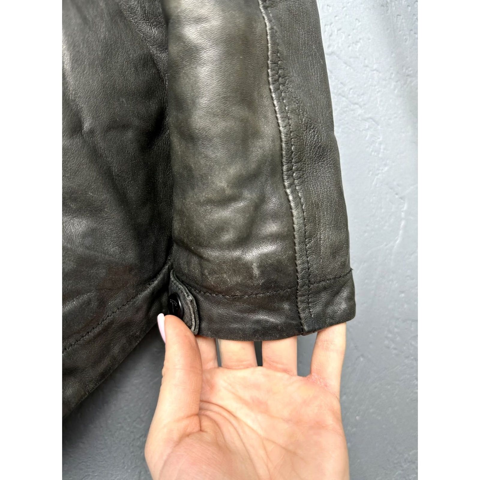 Vintage Tesla Womens Leather Jacket XS Size Black Zipper Biker Shirt Jacket Womens XS Tesla Leather Jacket Black XS Women’s Jacket Size XS / US 0-2 / IT 36-38 - 7 Thumbnail
