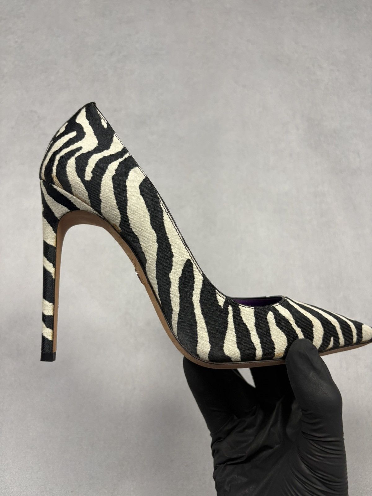 Dsquared2 Dsquared2 Zebra Print Pointed Toe Heels Pumps EU38 Archival Size US 8 / IT 38 - 5 Thumbnail