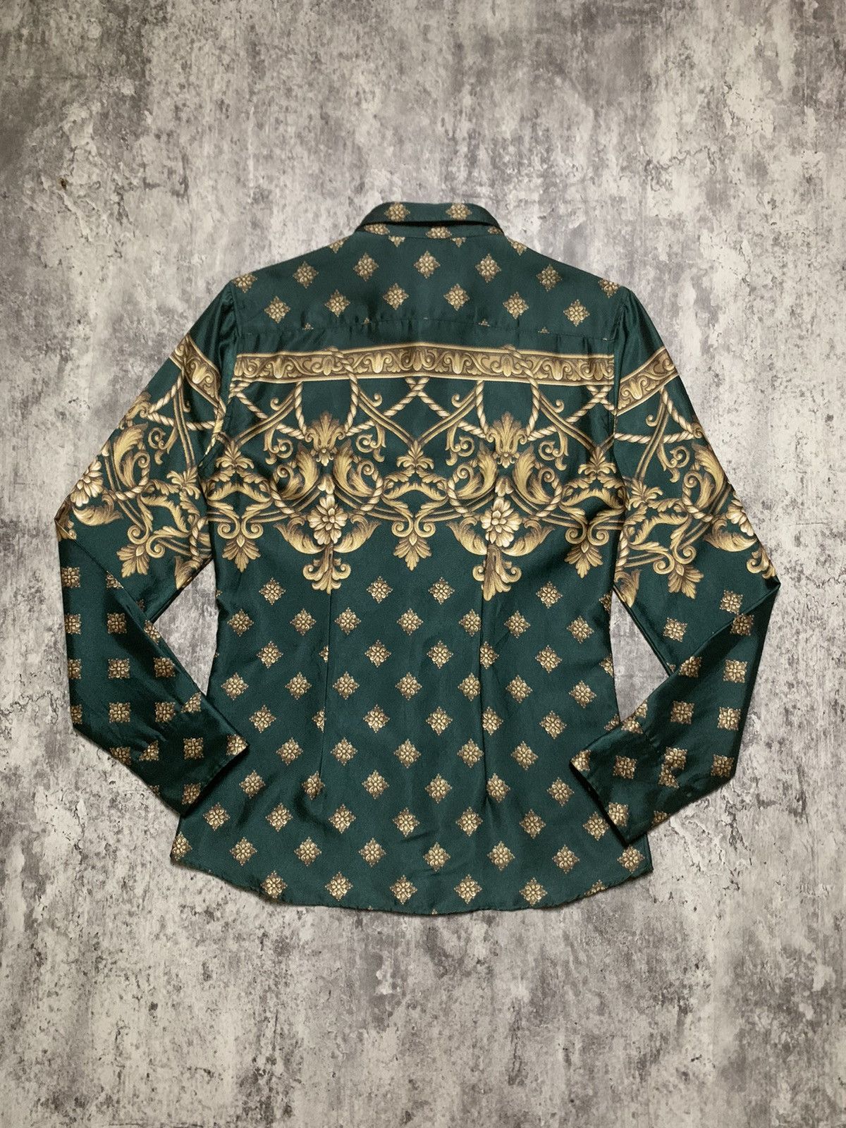 Tornado Mart Tornado Mart Slim Fit Baroque Design Versace Style Size US L / EU 52-54 / 3 - 2 Thumbnail