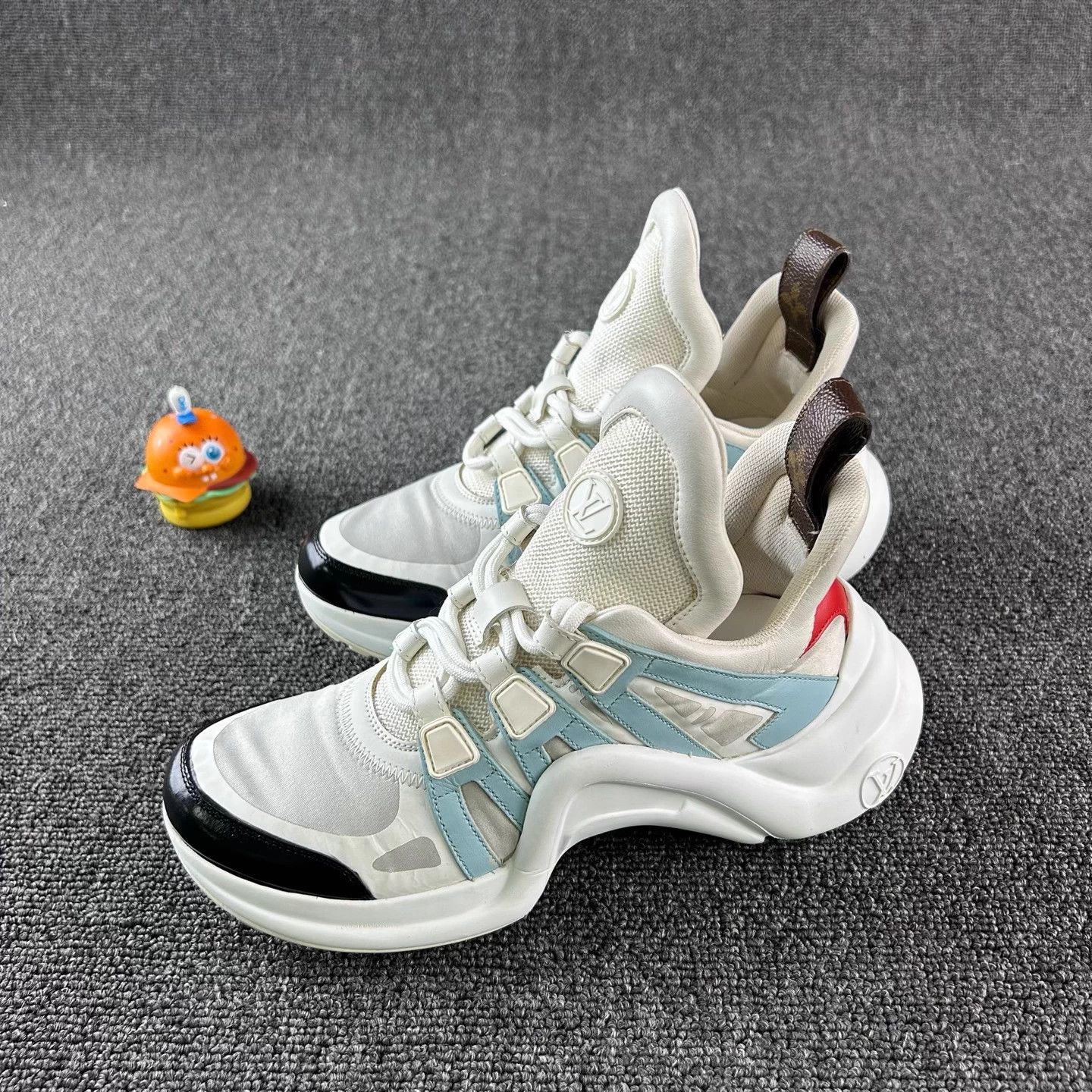 Louis Vuitton LV blue dad shoe 35 Size US 4 / IT 34 - 1 Thumbnail