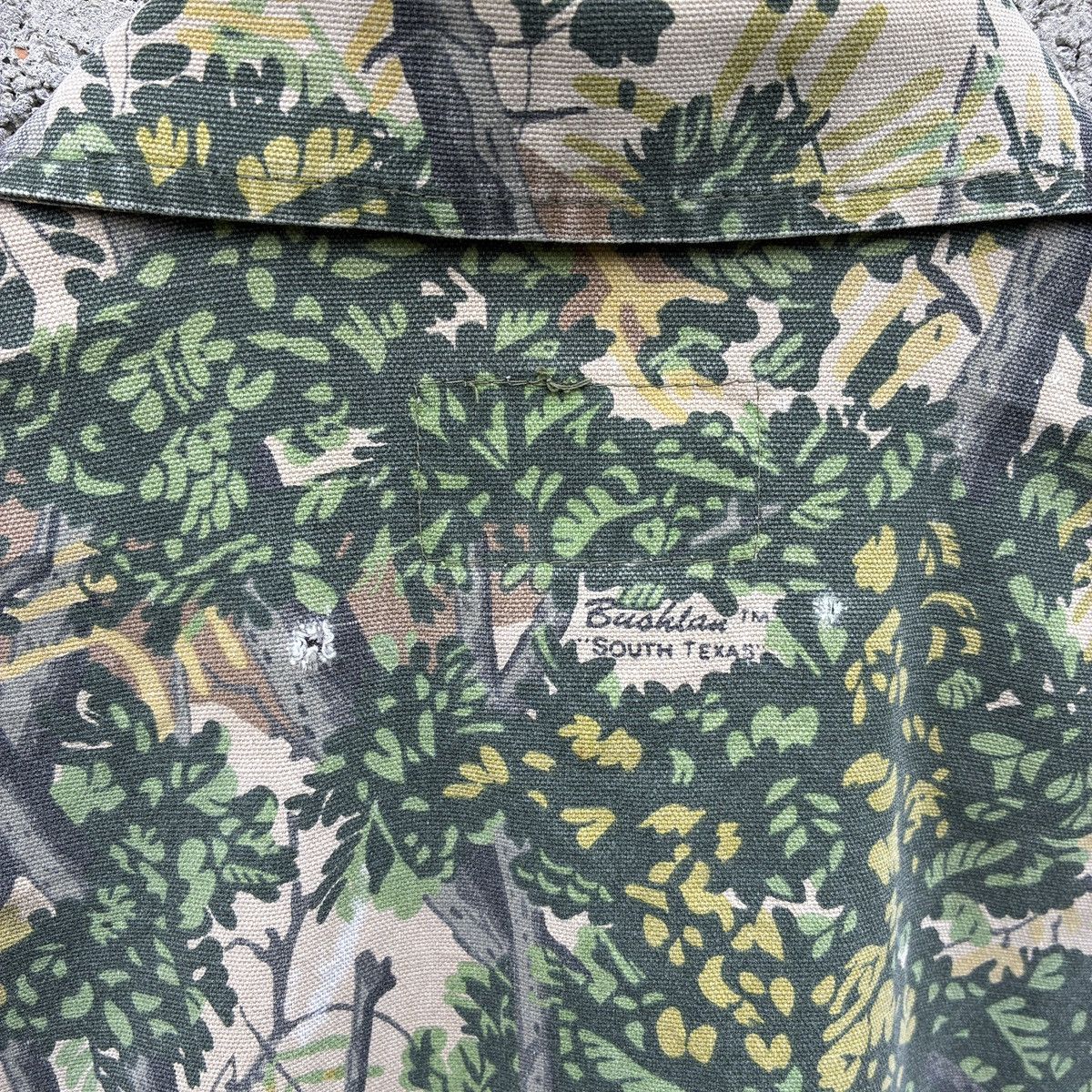 Vintage Bushlan South Texas Camouflage 4-Pocket Hunting Jacket Size US XL / EU 56 / 4 - 7 Thumbnail