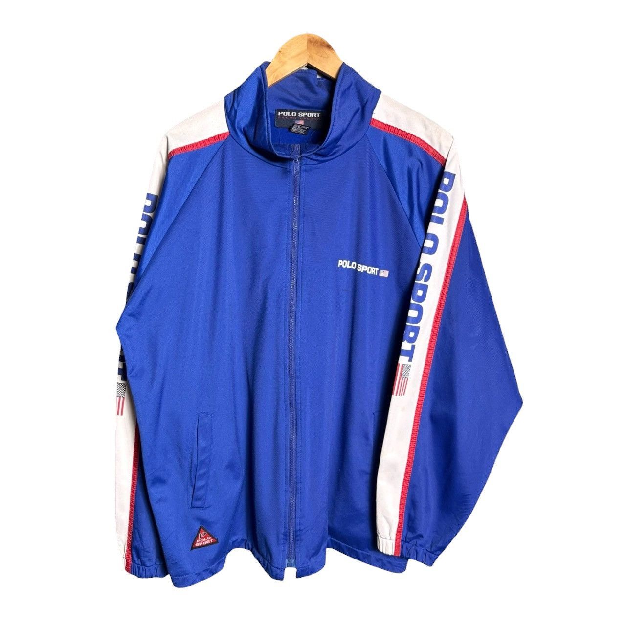 Polo Ralph Lauren Vintage 90s Polo Sport Ralph Lauren Logo Tracksuit Jacket Size US L / EU 52-54 / 3 - 1 Thumbnail