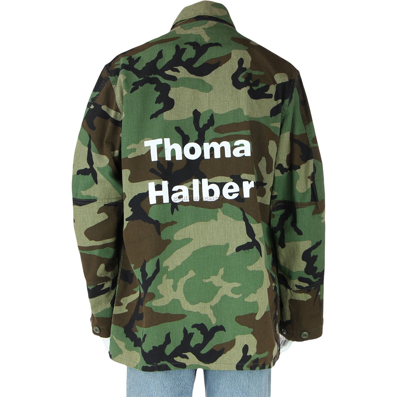 Vintage Vintage Army Woodland Camo Camouflage Tactical Hunter Shirt Size US L / EU 52-54 / 3 - 1 Thumbnail