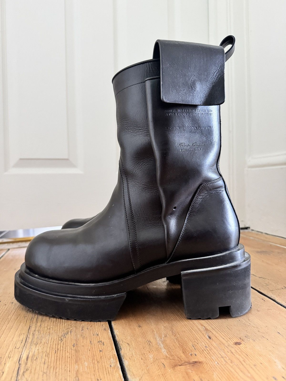 Rick Owens PULL ON BOGUN BOOTS サイズ44 PULL ON BEATLE BOGUN BOOTS INSPIRED – 44Gseller